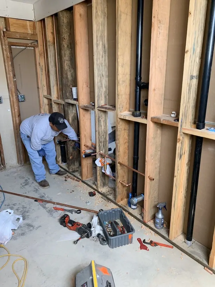 Commercial rough-in plumbing for Trenchless Sewer Repair in Sandy Springs